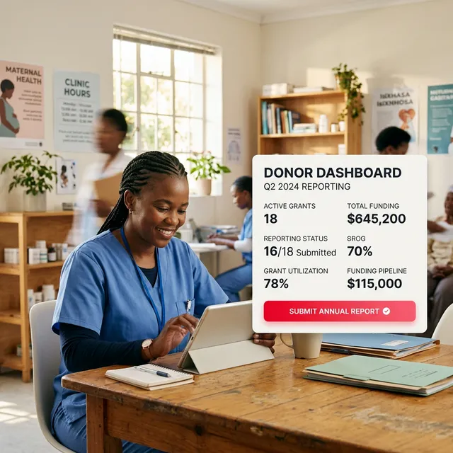 Community health foundation managing donor relationships