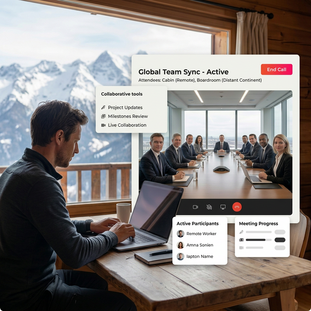 Remote work collaboration with Melp